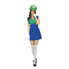 More Than Party Adult Costume Green Plumber Girl Outfit One Size Fit Most Adults