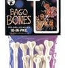 Rubies Halloween Bones Decor Pack 10 Moulded Plastic Props Hang String - White