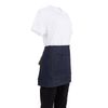Southside Waist Apron Denim Blue With Tan Ties Hospitality Catering Uniform