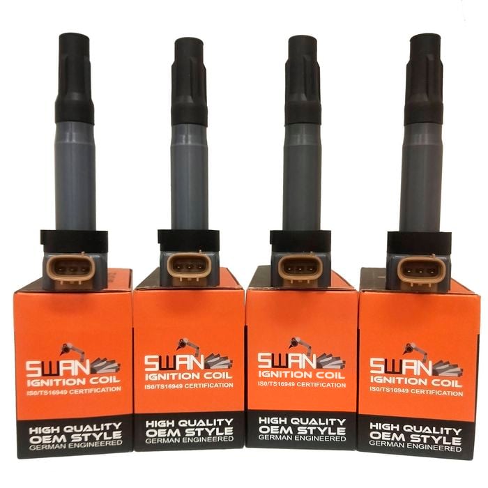 4-Pack SWAN Ignition Coil for Suzuki Grand Vitara, Kizashi, Swift & SX4