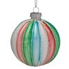 Christabelle Multi-Colour Glass Baubles 6Pcs Balls Christmas Tree Decoration Ornament