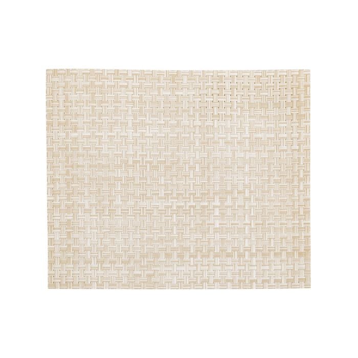 Icon Chef Plate Mats - Set Of 6 - Tan Basketweave