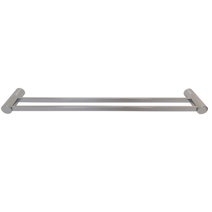 Barelli Ambiente 600mm Chrome Double Towel Rail - 600mm