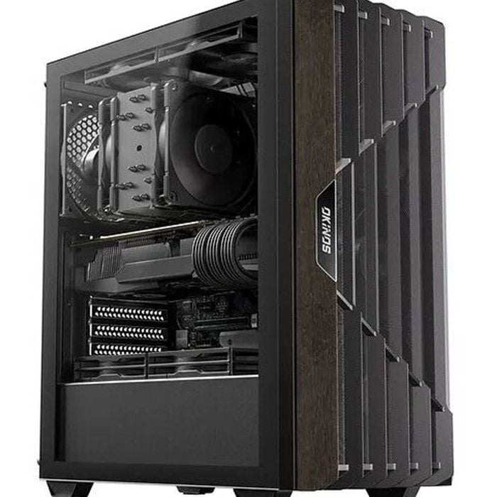 OKINOS C5 Mid-Tower Case - Black with Tempered Glass