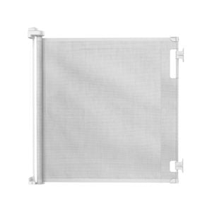 Perma Child Safety 1.4m White Wide Retractable Gate - White