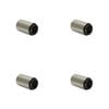 4PK Winex Pop Top Beer Opener Cap Remover Barware Accessory Grey