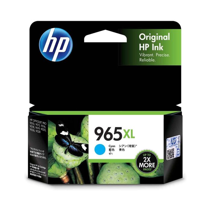 HP GENUINE Original HP 965XL Cyan Ink Cartridge Toner Officejet 3JA81AA