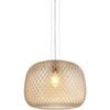 CLA Lighting Labu Interior Dome Glass with Segments Pendant Light Amber