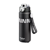 800ML Sports Vacuum Flask with Straw Black