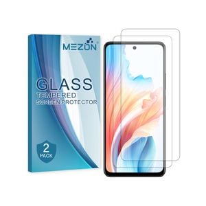 2 Pack MEZON OPPO A79 5G Clear Tempered Glass Screen Protectors