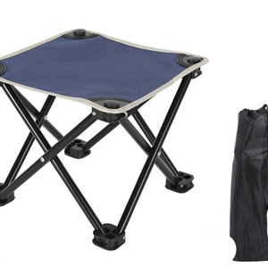 Collapsible Mini Folding Stool Blue