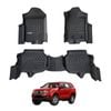 AUSGO Car Floor Mats for Ford Everest UA Series 2015-2022 All-Weather Floor Liners