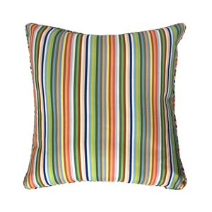 Marquee 45cm Green Multi Stripe Outdoor Cushion