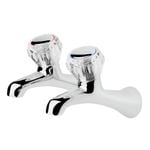 Foreno 15mm Chrome Espree Bath Tap Set
