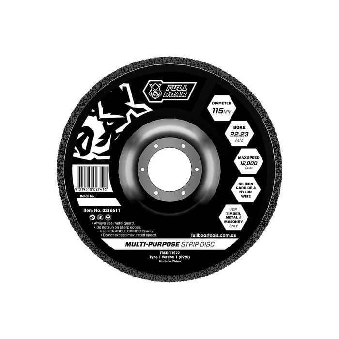 Full Boar 115mm Multi Purpose Strip Disc