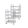 SOGA 2X 4 Tier 860x540x1170 Stainless Steel Food Cart Trolley