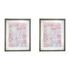 2PK LVD Framed Print Blush 1 Decorative Home/Office Decor 50x40cm