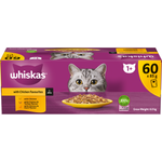 Whiskas 85g Chicken Favorites in Jelly Adult Cat Wet Food - 60 Pack