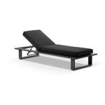 Outdoor Arcadia Aluminium Sun Lounge - Charcoal