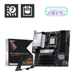 Msi Pro B850m-p Wifi Am5 Micro-atx Motherboard