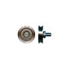 Rolltrak 35mm Stainless Steel Concave Roller With Threaded Stud
