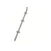 Lockwood 300mm Satin Chrome 791 Visible Fix Panic Bolt