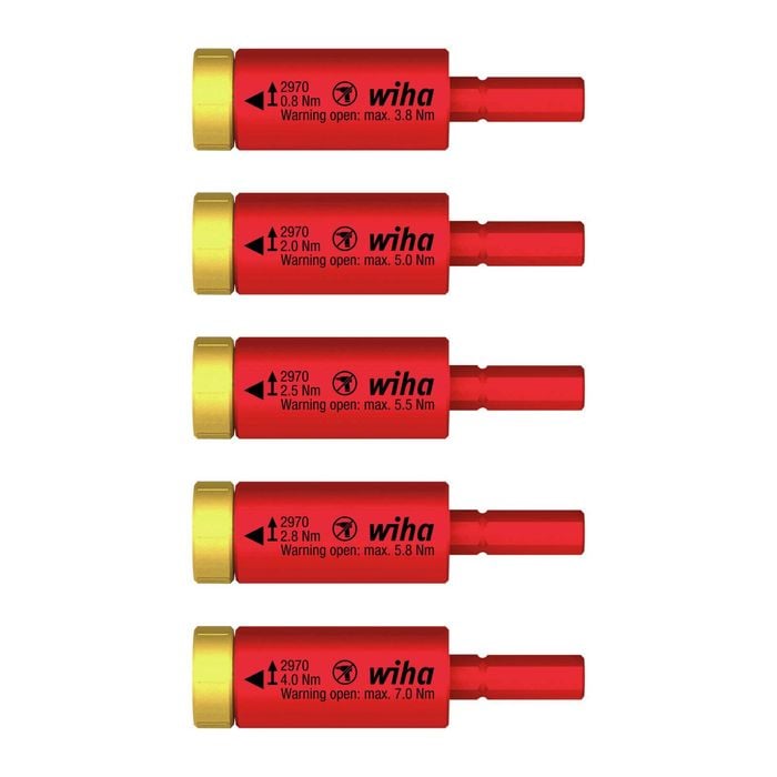 Wiha Torque Adapter Set For slimBits and slimVario Holder - H Piece Set