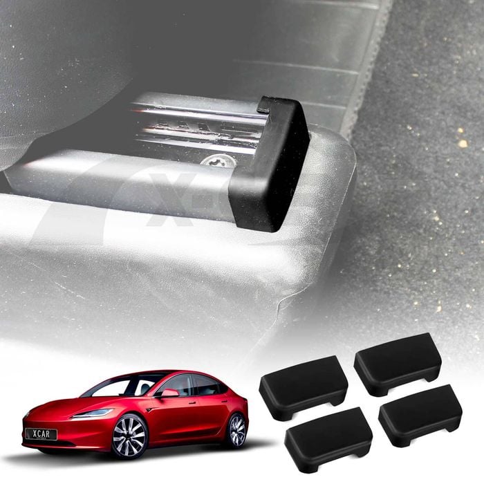 Seat Rail Cap for Tesla Model 3 Highland 2023-Onwards Slide Anti-collision Rubber Cover Plug Car