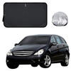 Front Windscreen Sun Shade for Mercedes-Benz R-Class 2006 - 2015 (W251) - Standard 150 x 85 cm - Black