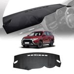 Luxury 3D Dash Mat Pad Cover Non-Slip for Mitsubishi Outlander 2012-2021 Microfiber Leather