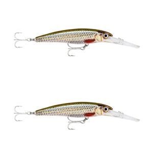 2x Rapala 11cm Saltwater X Rap Deep Hardbody Fishing Lures - Live Roach