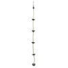 Swing Slide Climb 2100mm Climbing Rope With Plastic Footholds