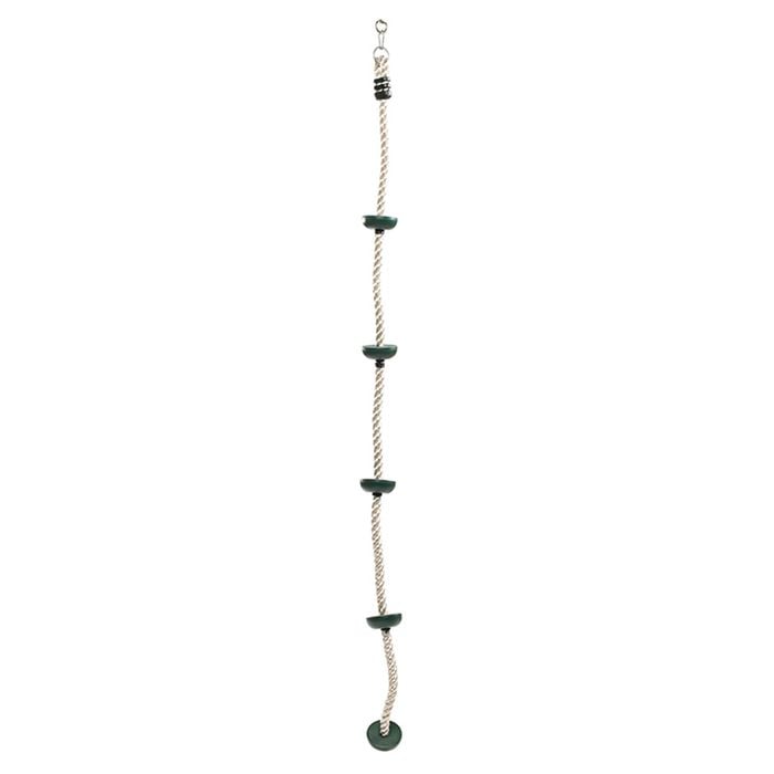 Swing Slide Climb 2100mm Climbing Rope With Plastic Footholds