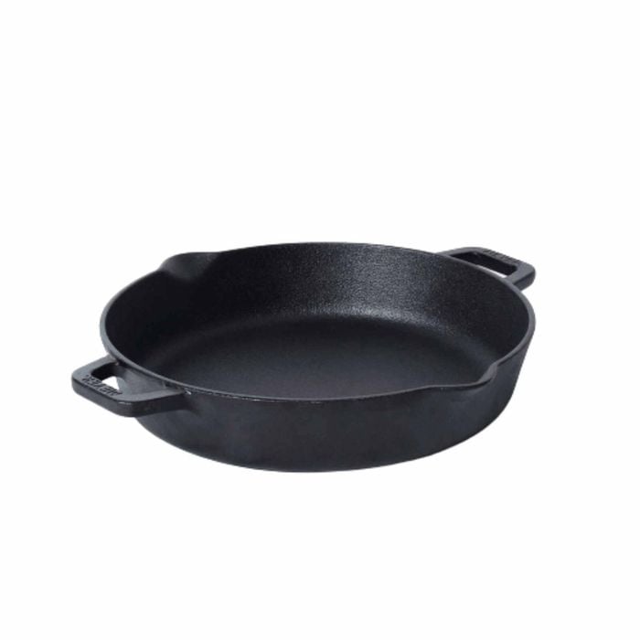 Meyer Pre-seasoned Cast Iron Induction Double Handle Skillet 24cm