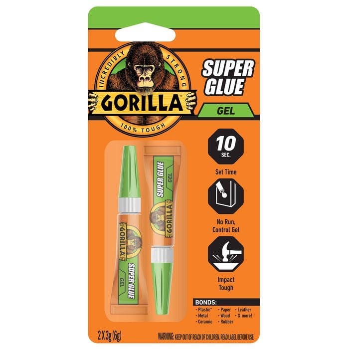 Gorilla 3g Super Glue Gel - 2 Pack