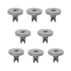 Aeg Dishlex Electrolux Westinghouse Dishwasher Lower Rack Wheels (8 Pack)
