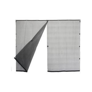 Pillar 300 x 240cm Black Magnetic Flyscreen Patio Curtain