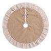 Jingle Jollys 120cm Christmas Tree Skirt Linen Christmas Tree Mat Xmas Decorations Ornaments