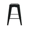 Marquee Black Metal Bar Stool