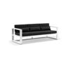 Santorini 3 Seater Outdoor Aluminium Lounge