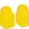 12x Kids Builder Hats Construction Costume Party Helmet Safety Cap Childrens Yellow