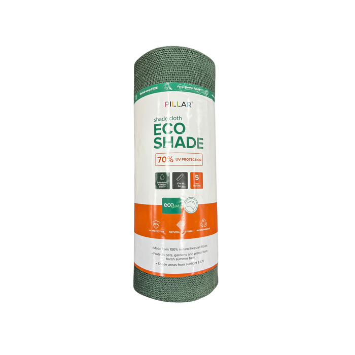 Pillar 1.7 x 5m Cottage Green 70% Eco Shade