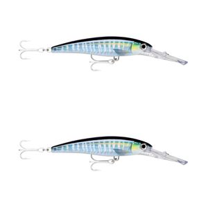 2x Rapala 18cm X Rap Magnum 40 Deep Diving Trolling Lures - HD Wahoo UV