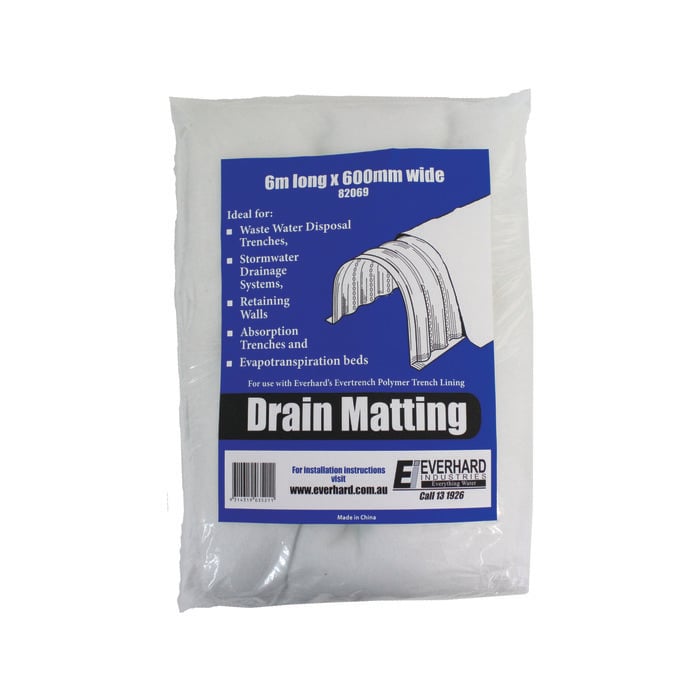 Everhard 600mm x 6m Drain Matting - 600mm