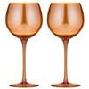 2pc Tempa Verity Gin/Tonic Drink Crystal Glass Set - Amber