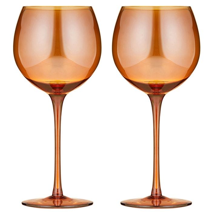 2pc Tempa Verity Gin/Tonic Drink Crystal Glass Set - Amber