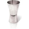 VIN BOUQUET Stainless Steel Jigger Double Ended Shot Measurer in Silver