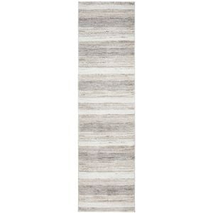 The Rug Connection Odi 77 Silver 500x80cm - Extra Large Runner Pet Friendly Indoor Rug