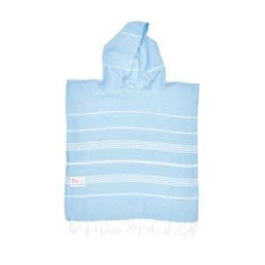 Baby Blue Kids Hooded Beach Towel -  0-12 months old baby