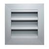 Builders Edge 100mm Aluminium Weatherproof Louvre External Wall Vent